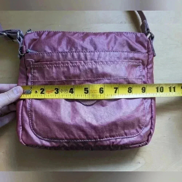 KIPLING Pink  crossbody small bag Perfect size to travel, 4 pockets - Picture 9 of 10